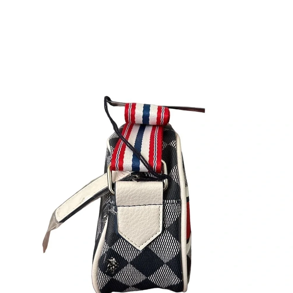 U.S Polo Assn Lack & Red Medium Crossbody Bag BNWT